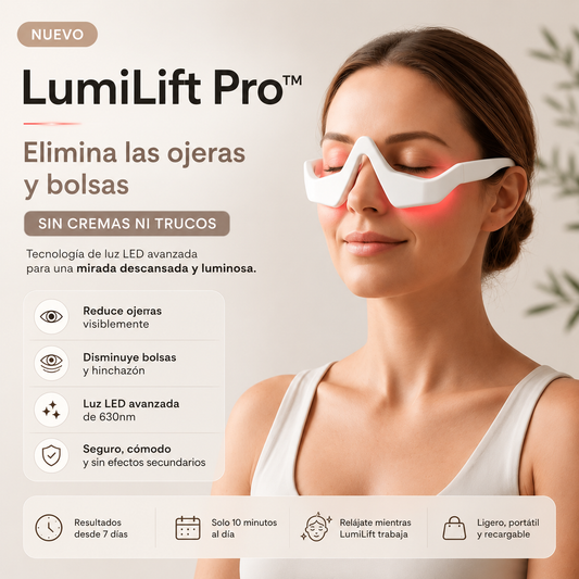 LumiLift Pro™ – Adiós a las ojeras y bolsas sin cremas ni trucos (USO ILIMITADO)