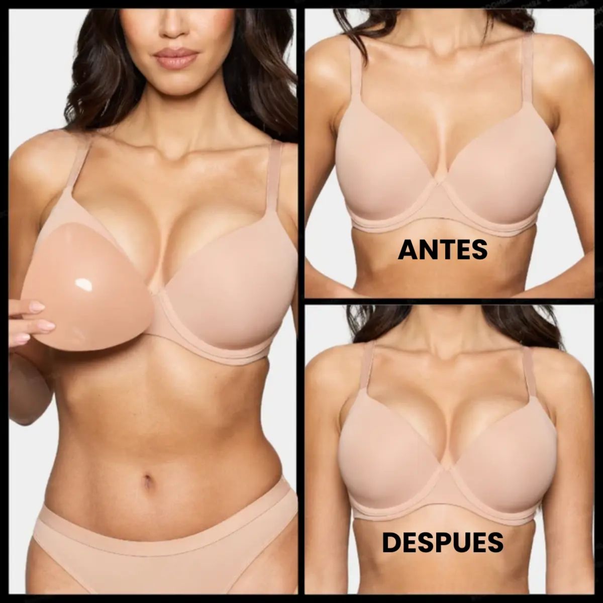 BUSTLUM®️ - Aumenta tu busto al instante sin cirugías ni bras incómodos
